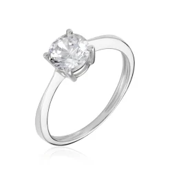 Histoire d'Or Bague Solitaire Abriel Or Blanc Oxyde De Zirconium* Bagues|Bagues Avec Pierre
