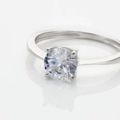 Histoire d'Or Bague Solitaire Abriel Or Blanc Oxyde De Zirconium* Bagues|Bagues Avec Pierre