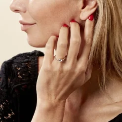 Histoire d'Or Bague Solitaire Abriel Or Blanc Oxyde De Zirconium* Bagues|Bagues Avec Pierre