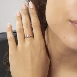 Outlet Histoire d'Or Bague Solitaire Alicea Or Rose Diamant