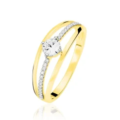 Histoire d'Or Bague Solitaire Anouska Or Jaune Diamant* Bagues|Bagues Avec Pierre