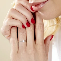 Histoire d'Or Bague Solitaire Aphrodite Or Blanc Diamant* Bagues|Bagues Avec Pierre