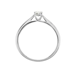 Histoire d'Or Bague Solitaire Aphrodite Or Blanc Diamant