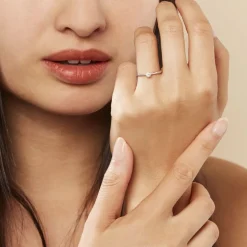 Histoire d'Or Bague Solitaire Aphrodite Or Blanc Diamant