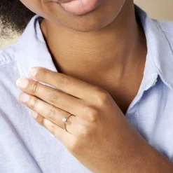 Online Histoire d'Or Bague Solitaire Aphrodite Or Blanc Diamant or blanc diamant blanc