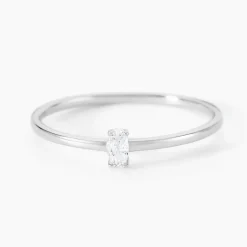 Histoire d'Or Bague Solitaire Argent Blanc  1er Solitaire Oxyde De Zirconium* Bagues|Bagues Fantaisie