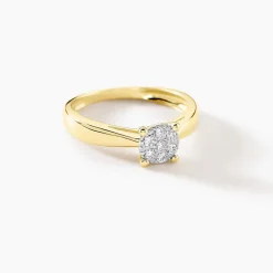 New Histoire d'Or Bague Solitaire Artemis Or Jaune Diamant