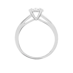 Histoire d'Or Bague Solitaire Artemis Or Blanc Diamant