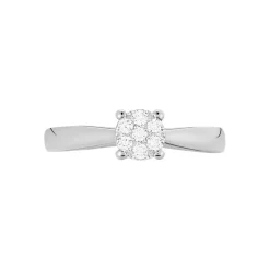 Histoire d'Or Bague Solitaire Artemis Or Blanc Diamant* Bagues|Bagues Avec Pierre
