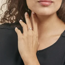 Histoire d'Or Bague Solitaire Atalante Or Blanc Diamant* Bagues|Bagues Avec Pierre