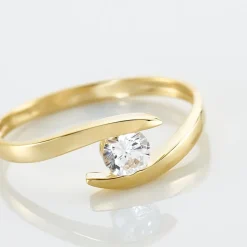 Histoire d'Or Bague Solitaire Camilia De Zirconium* Bagues|Bagues Avec Pierre