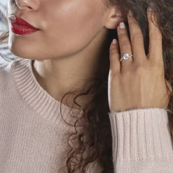 Histoire d'Or Bague Solitaire Caralyn Or Jaune Oxyde De Zirconium* Bagues|Bagues Avec Pierre