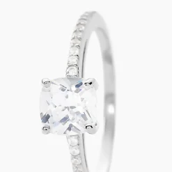 Histoire d'Or Bague Solitaire Celina Argent Blanc Oxyde De Zirconium* Bagues|Bagues Fantaisie