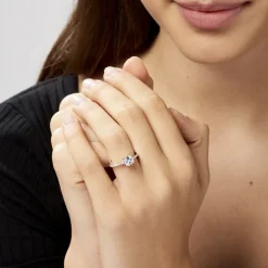 Histoire d'Or Bague Solitaire Celina Argent Blanc Oxyde De Zirconium* Bagues|Bagues Fantaisie