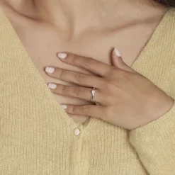 Histoire d'Or Bague Solitaire Celina Or Blanc Diamant* Bagues|Bagues Avec Pierre