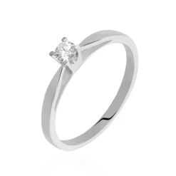 Histoire d'Or Bague Solitaire Celina Or Blanc Diamant