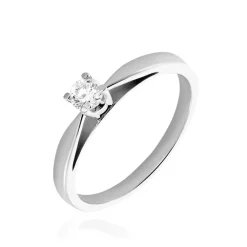 Discount Histoire d'Or Bague Solitaire Celina Or Blanc Diamant