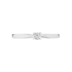 Histoire d'Or Bague Solitaire Celina Or Blanc Diamant* Bagues|Bagues Avec Pierre
