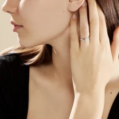 Histoire d'Or Bague Solitaire Charlene Or Blanc Diamant Synthetique* Bagues|Bagues Avec Pierre