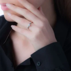 Histoire d'Or Bague Solitaire Collection Grace Or Blanc Diamant* Bagues|Bagues Avec Pierre