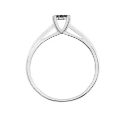 Online Histoire d'Or Bague Solitaire Collection Grace Or Blanc Diamant
