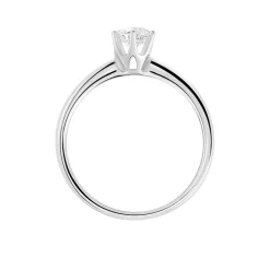Sale Histoire d'Or Bague Solitaire Dallal Or Blanc Diamant