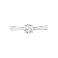 Histoire d'Or Bague Solitaire Fiona Or Blanc Diamant Synthetique* Bagues|Bagues Avec Pierre