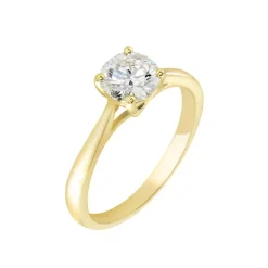 Sale Histoire d'Or Bague Solitaire Fiona Or Jaune Diamant Synthetique