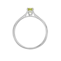 Hot Histoire d'Or Bague Solitaire Fiona Or Blanc Péridot