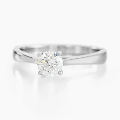 Histoire d'Or Bague Solitaire Fiona Or Blanc Diamant Synthetique* Bagues|Bagues Avec Pierre