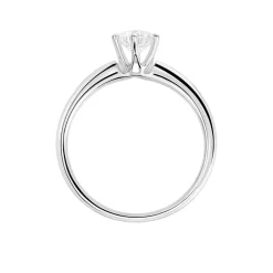 Histoire d'Or Bague Solitaire Guenolee Or Blanc Diamant* Bagues|Bagues Avec Pierre