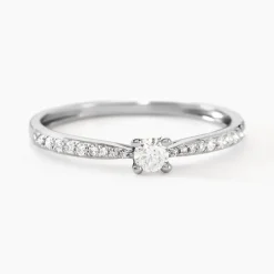 Online Histoire d'Or Bague Solitaire Hemera or blanc diamant