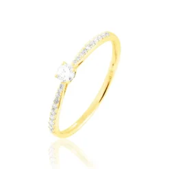 Histoire d'Or Bague Solitaire Hemera Or Jaune Diamant* Bagues|Bagues Avec Pierre