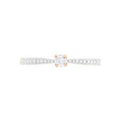 Best Histoire d'Or Bague Solitaire Hemera Or Rose Diamant