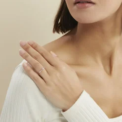 Best Histoire d'Or Bague Solitaire Hemera or rose diamant