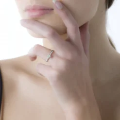 Histoire d'Or Bague Solitaire Ibtisem Or Blanc Diamant* Bagues|Bagues Avec Pierre