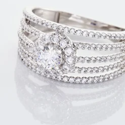 Histoire d'Or Bague Solitaire Iolente Argent Oxyde De Zirconium* Bagues|Bagues Avec Pierre