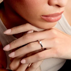 Histoire d'Or Bague Solitaire Iris* Bagues|Bagues Avec Pierre