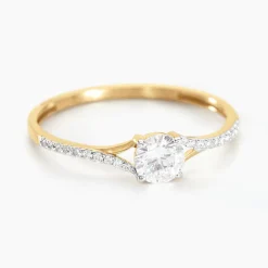 Histoire d'Or Bague Solitaire Jessa Or Jaune Oxyde De Zirconium* Bagues|Bagues Avec Pierre