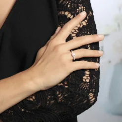 Online Histoire d'Or Bague Solitaire Julia Or Jaune Diamant Synthetique