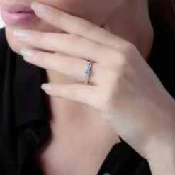 Histoire d'Or Bague Solitaire Katalina Or Rose Diamant* Bagues|Bagues Avec Pierre