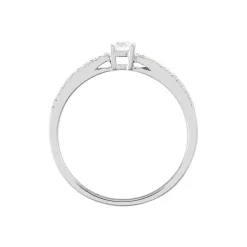 Discount Histoire d'Or Bague Solitaire Katalina or blanc diamant
