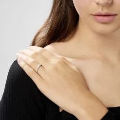 Discount Histoire d'Or Bague Solitaire Katalina or blanc diamant