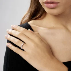 Discount Histoire d'Or Bague Solitaire Katalina or blanc diamant