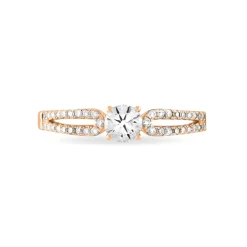 Clearance Histoire d'Or Bague Solitaire Katalina Or Rose Diamant