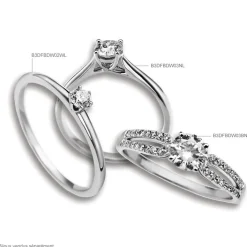 Hot Histoire d'Or Bague Solitaire Katalina or rose diamant