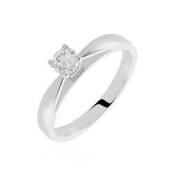 Histoire d'Or Bague Solitaire Loren Or Blanc Diamant* Bagues|Bagues Avec Pierre