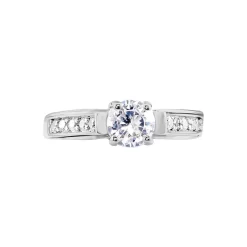 Histoire d'Or Bague Solitaire Mady Argent Blanc Oxyde De Zirconium* Bagues|Bagues Fantaisie