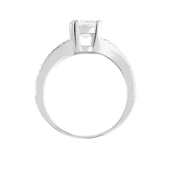Histoire d'Or Bague Solitaire Maelane Argent Blanc Oxyde De Zirconium* Bagues Fantaisie|Bagues Avec Pierre
