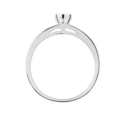 Histoire d'Or Bague Solitaire Maella Argent Blanc Oxyde De Zirconium* Bagues|Bagues Fantaisie